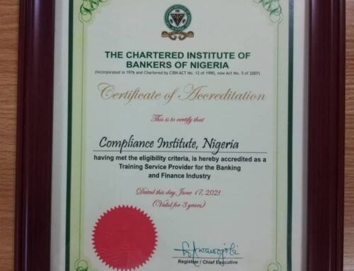 We Are Accredited by The Chartered Institute of Bankers of Nigeria